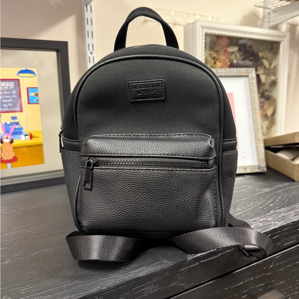 Black Mini Backpack